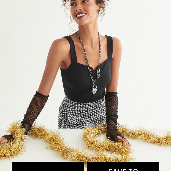 Houndstooth Skirt (Cabi) - Picture 4 of 4